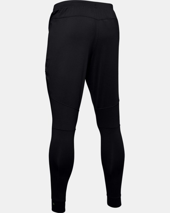 Men's UA RUSH™ Fitted Pants, Black, pdpMainDesktop image number 4
